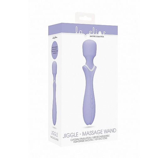 Loveline - Massage Wand - Jiggle - Purple